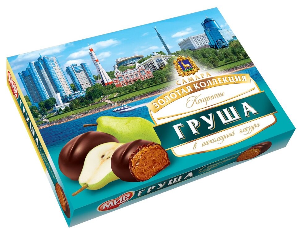  КФ МИР Груша в шоколадной глазури 160г  в Братске