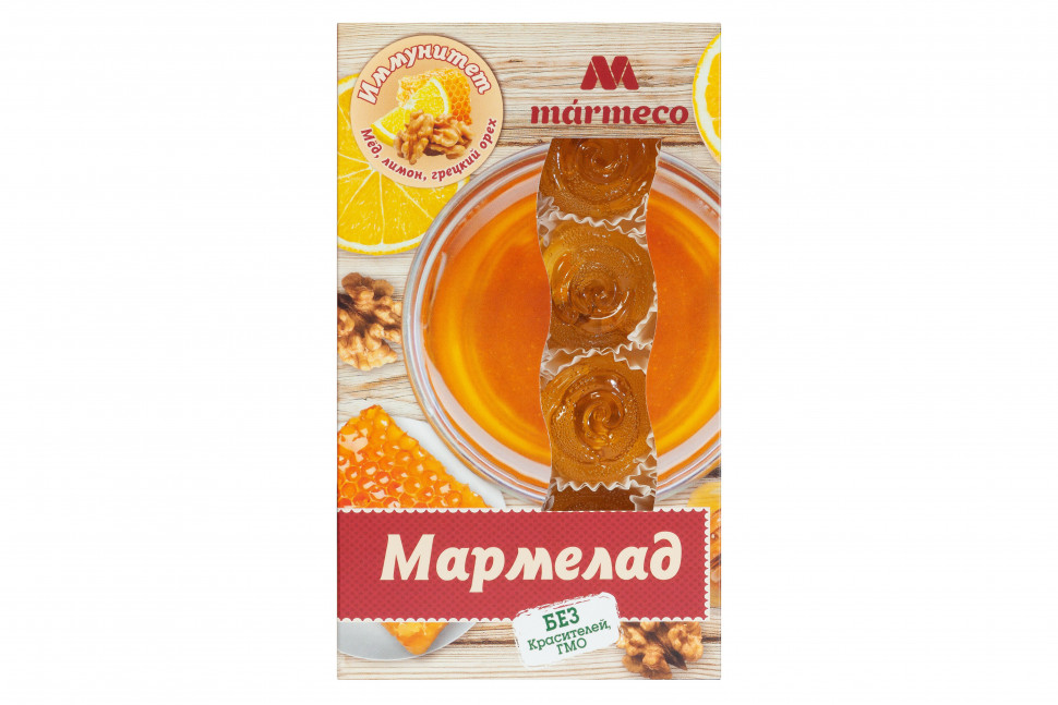  Мармелад "Иммунитет"  Мёд, лимон, грецкий орех, 180г  в Братске