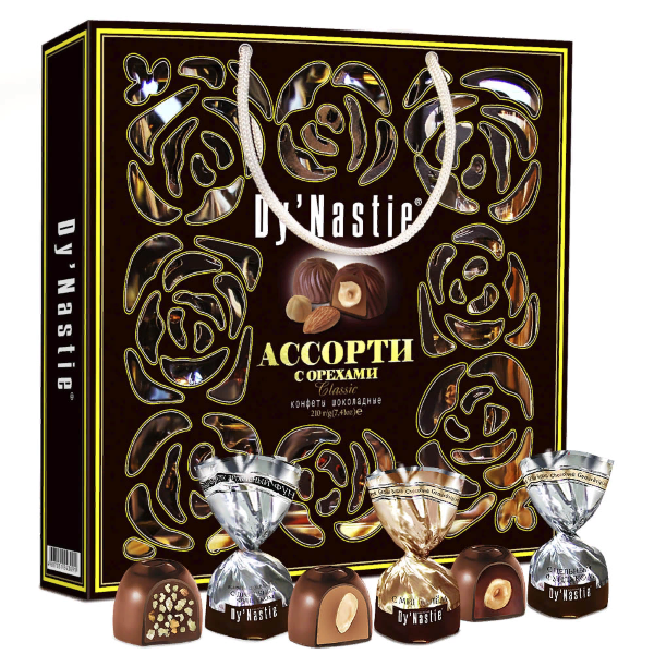 №3 Династия Сумка Конфеты "Классик", 210г      в Братске